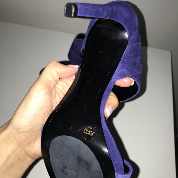 New❗️Vince Camuto Freya Suede Open-Toed Heels - Picture 6 of 8